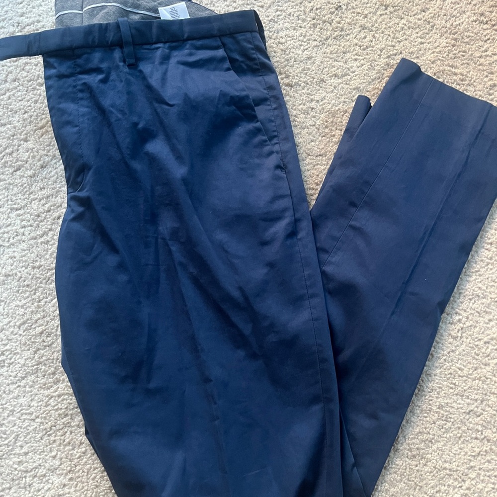 Michael Kors Men's Deep Blue Dress Pants